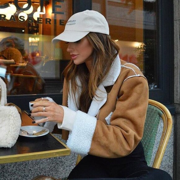 Storets Harlow Faux Shearling Cropped Jacket S/M - Picture 1 of 16